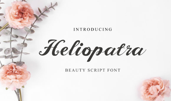 Heliopatra Font Poster 1