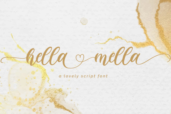 Hella Mella Font Poster 1