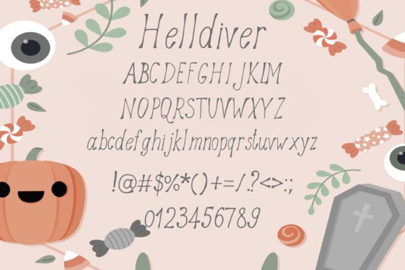 Helldiver Font Poster 2