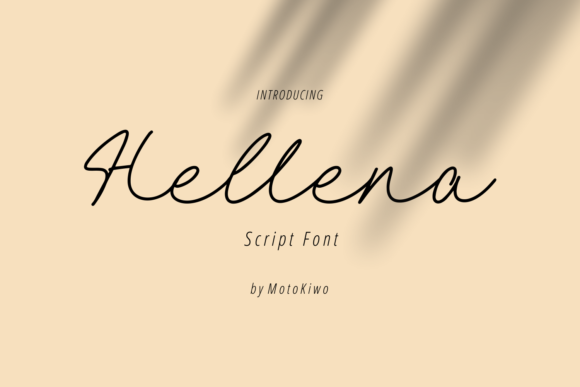 Hellena Font Hellena Font Poster 1