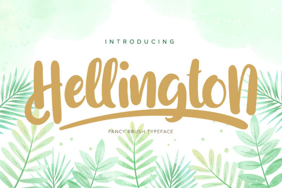 Hellington Font Poster 1