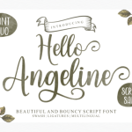 Hello Angeline Font Poster 1