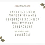 Hello Angeline Font Poster 11