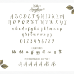 Hello Angeline Font Poster 10