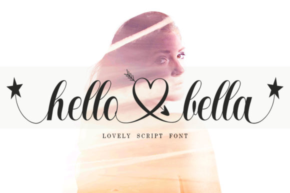 Hello Bella Font Poster 1