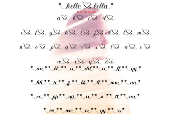 Hello Bella Font Poster 10