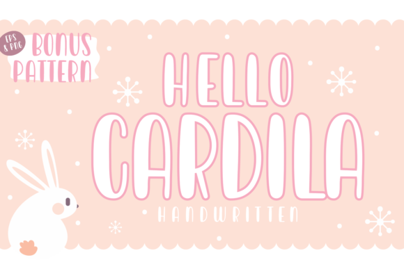 Hello Cardila Font Poster 1