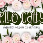 Hello Catty Font Poster 1