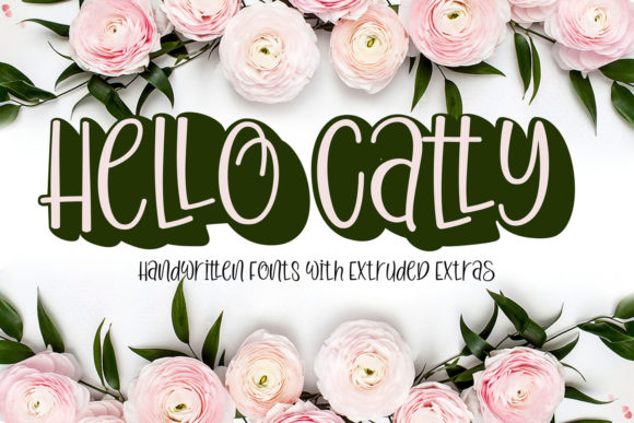 Hello Catty Font Poster 1