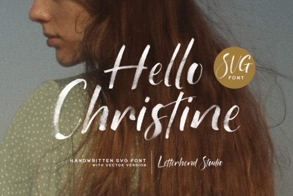 Hello Christine Font Poster 1