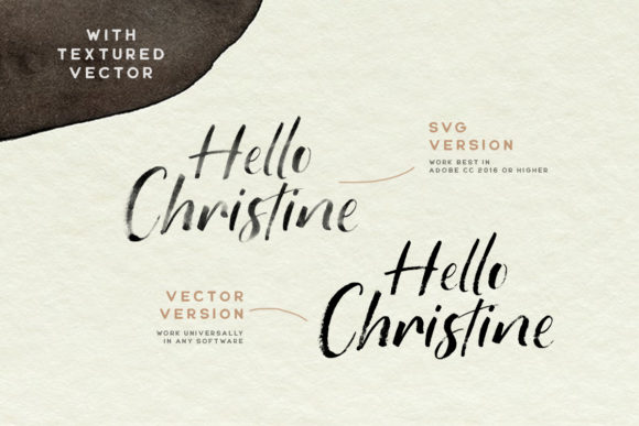 Hello Christine Font Poster 6