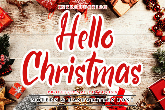 Hello Christmas Font Poster 1