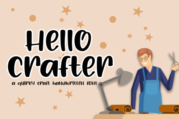 Hello Crafter Font Poster 1
