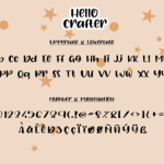 Hello Crafter Font Poster 5