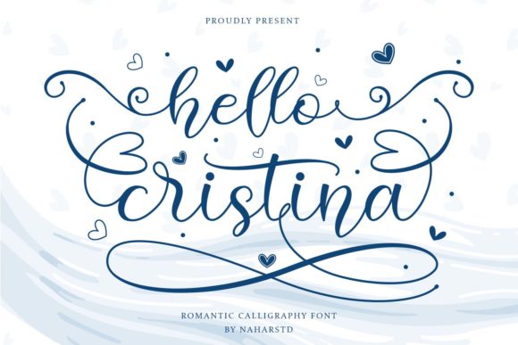 Hello Cristina Font Poster 1