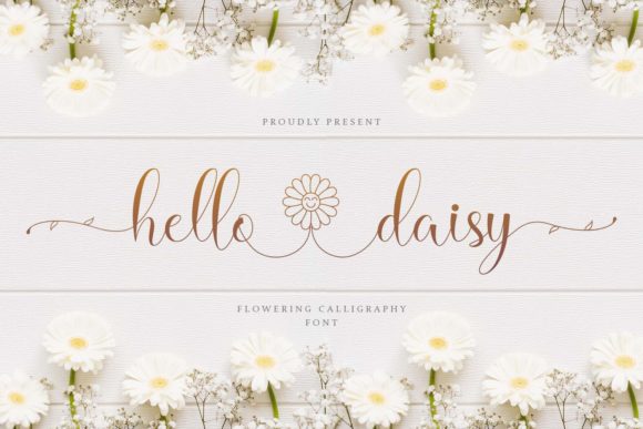 Hello Daisy Font Poster 1