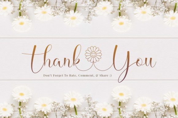 Hello Daisy Font Poster 11