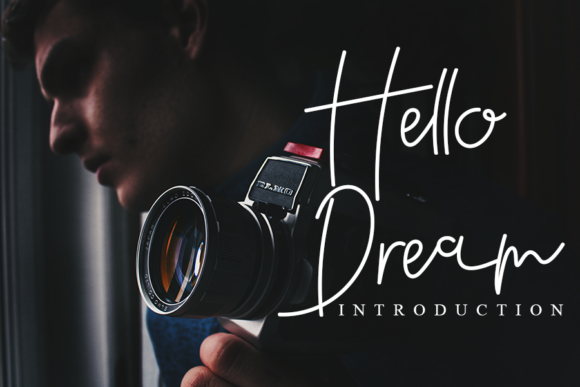 Hello Dream Font Poster 1