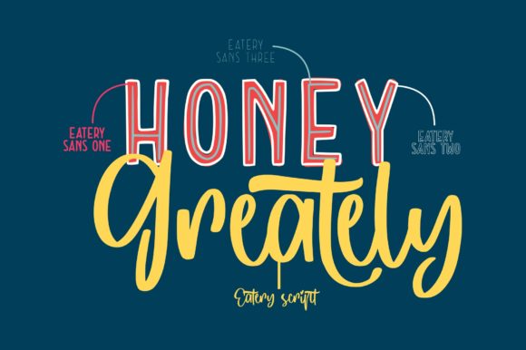 Hello Eatery Font Poster 9