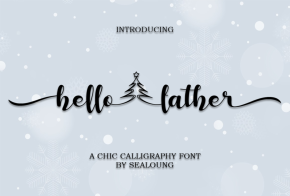 Hello Father Font Poster 1