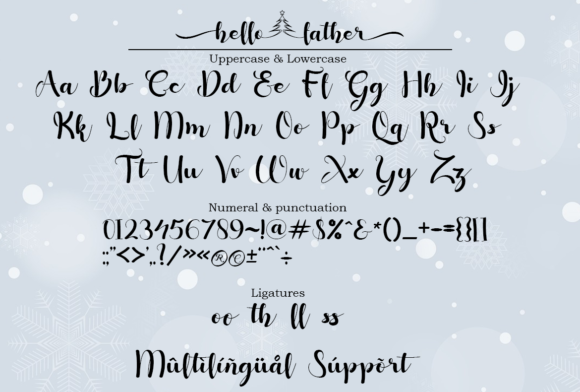 Hello Father Font Poster 9