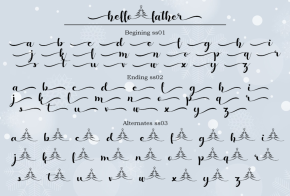 Hello Father Font Poster 10