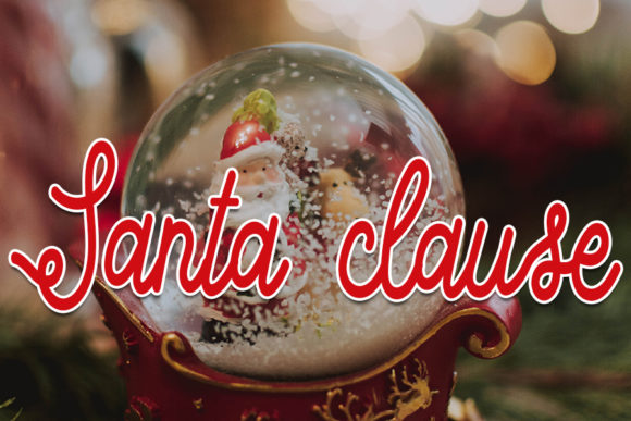 Hello Holiday Font Poster 2