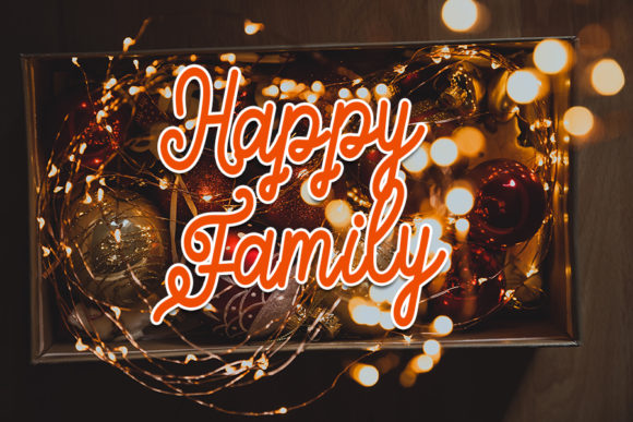 Hello Holiday Font Poster 3