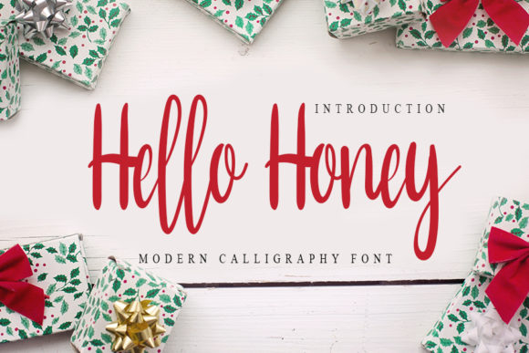 Hello Honey Font Poster 1