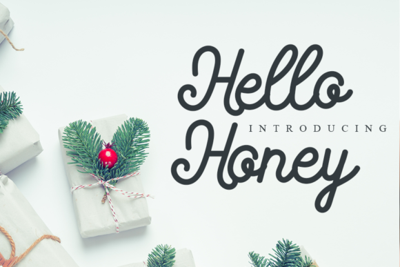 Hello Honey Font Poster 1