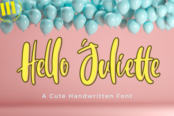 Hello Juliette Font Poster 1