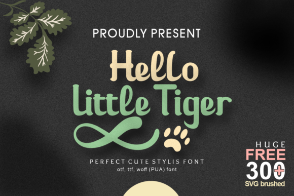 Hello Little Tiger Font