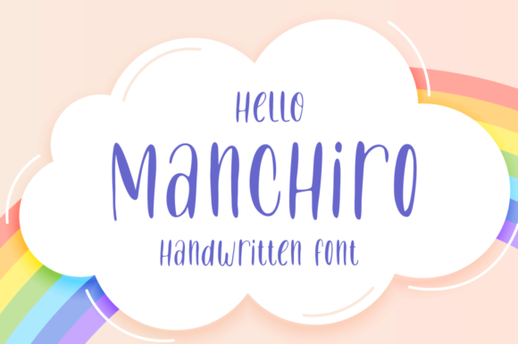 Hello Manchiro Font Poster 1