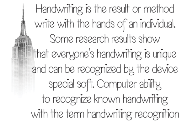 Hello Mini Font Poster 3