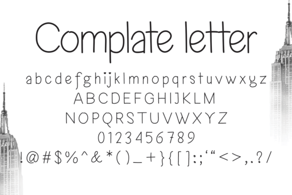 Hello Mini Font Poster 4