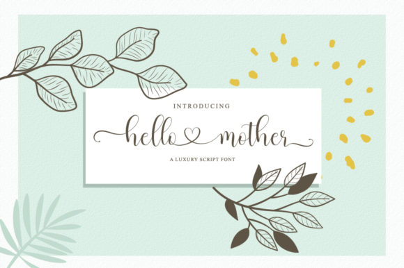 Hello Mother Font Poster 1
