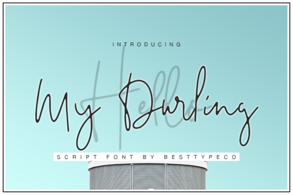Hello My Darling Font Poster 1
