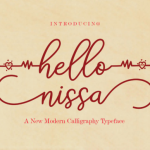 Hello Nissa Font Poster 1