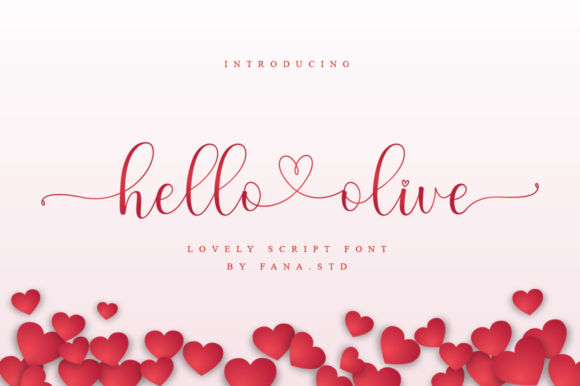 Hello Olive Font Poster 1