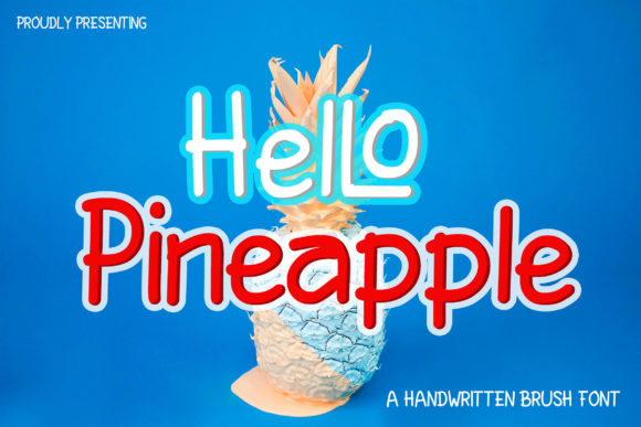 HelLo Pineapple Font Poster 1