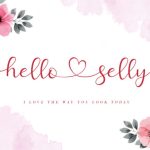 Hello Selly Font Poster 1