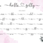 Hello Selly Font Poster 10