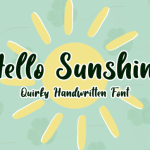 Hello Sunshine Font Poster 1