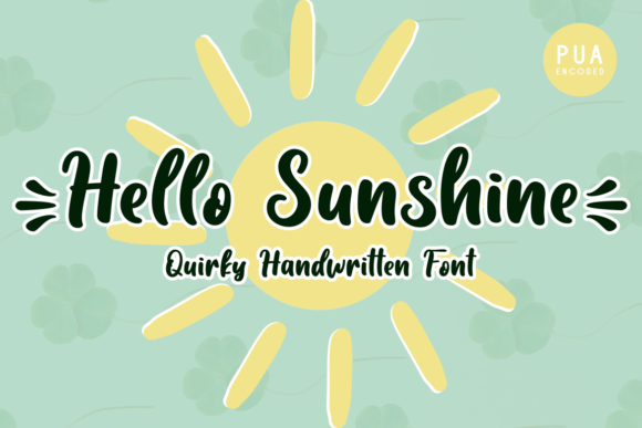 Hello Sunshine Font