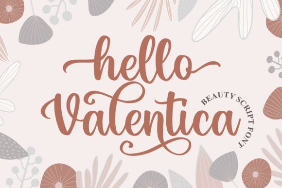 Hello Valentica Font Poster 1