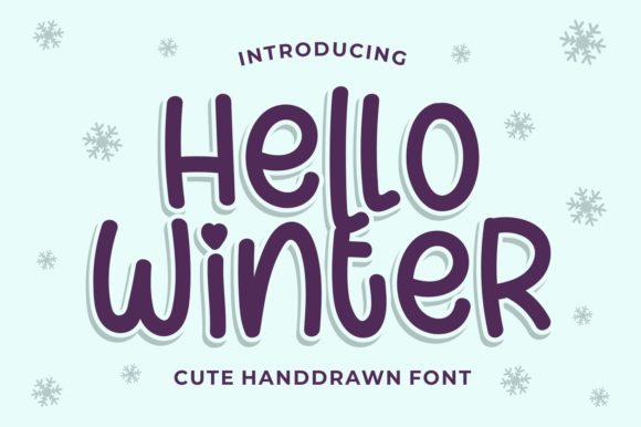 Hello Winter Font