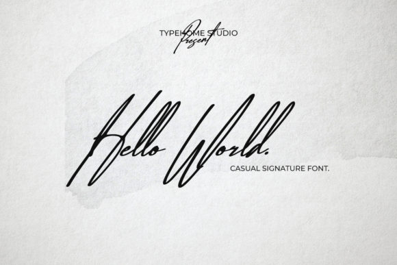 Hello World Font