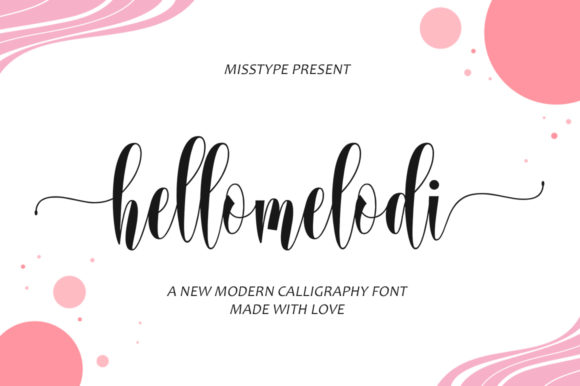 Hellomelodi Font Poster 1