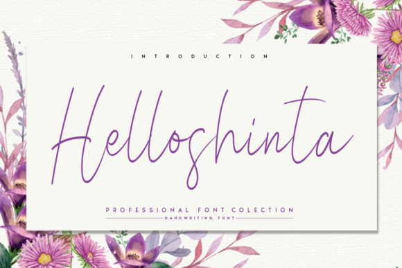 Helloshinta Font Poster 1