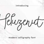 Heluzenut Font Poster 1